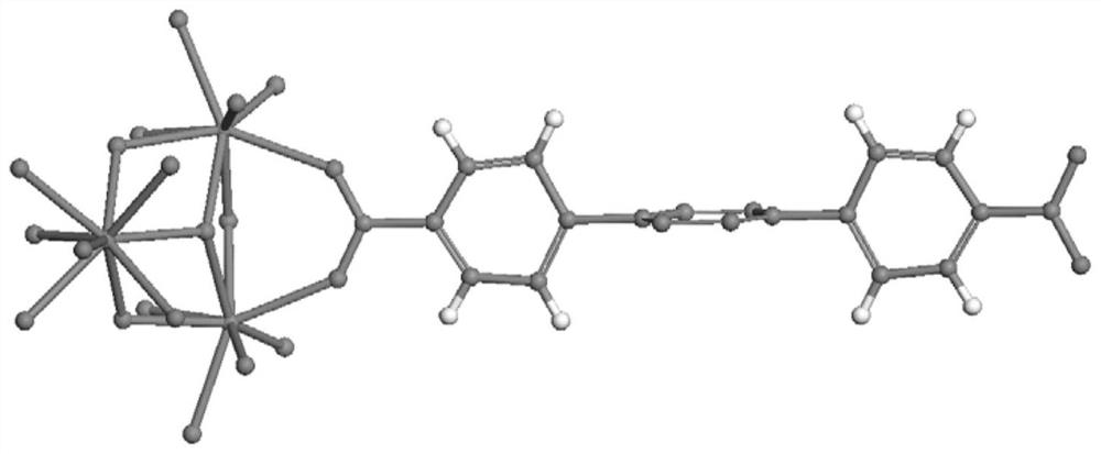 Thorium-based metal organic framework material and preparation method and application thereof