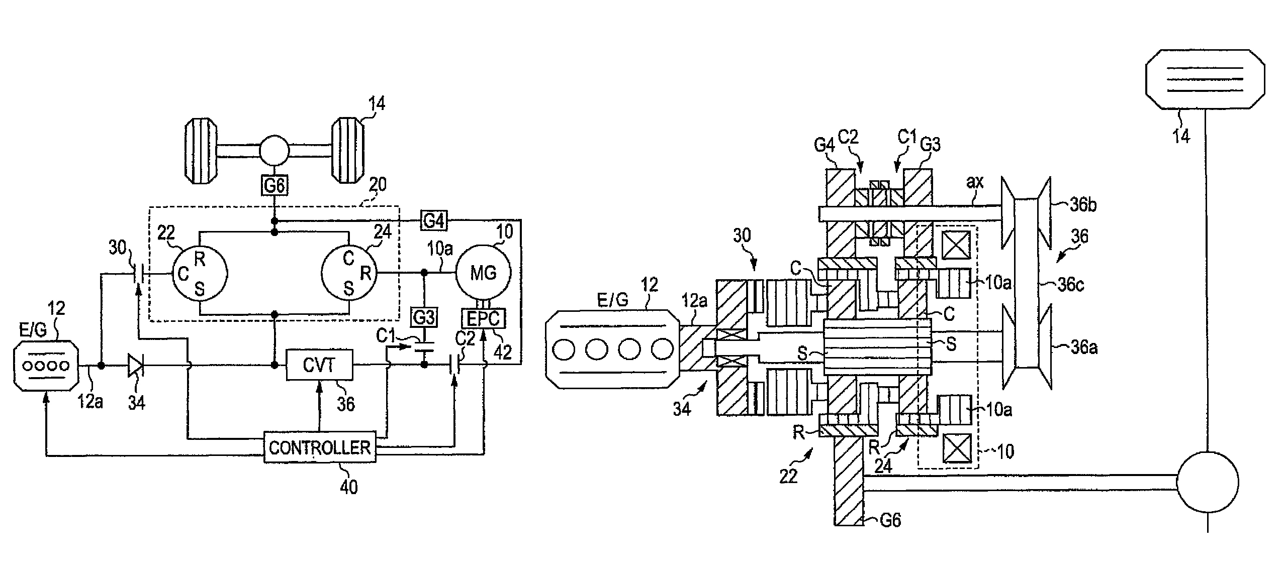 Power transmission device and power transmission system