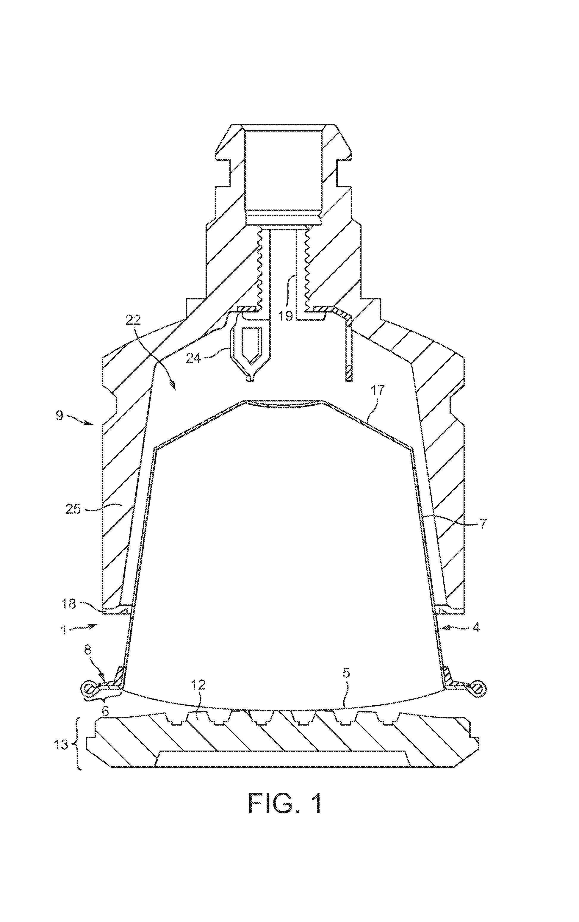 Capsule for preparing a beverage with a sealing member for water tightness attached thereto and method of producing the same