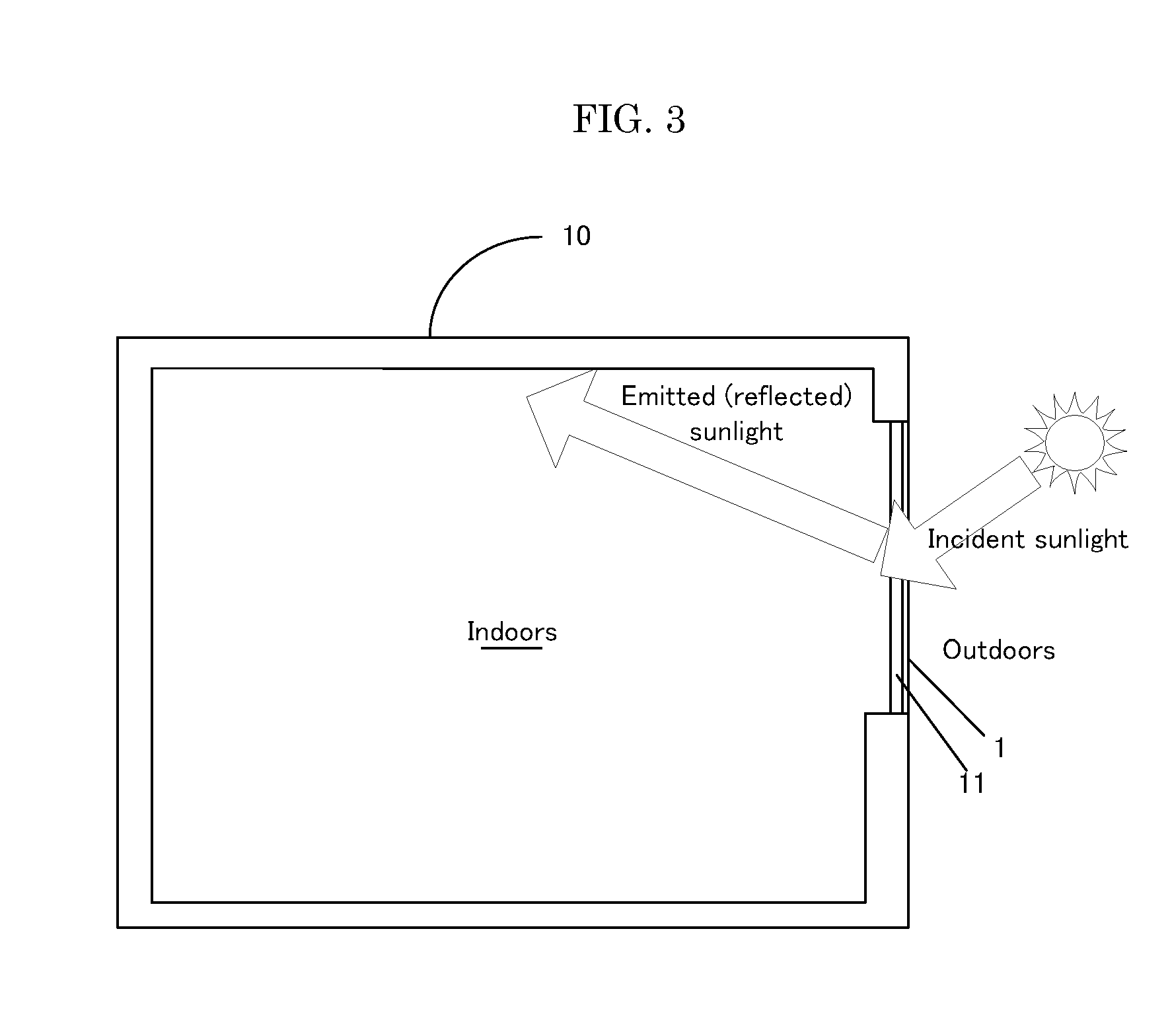 Daylighting film and window equipped therewith