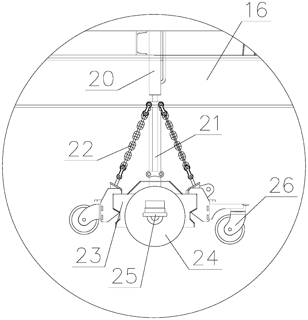 Multifunctional washing and sweeping device