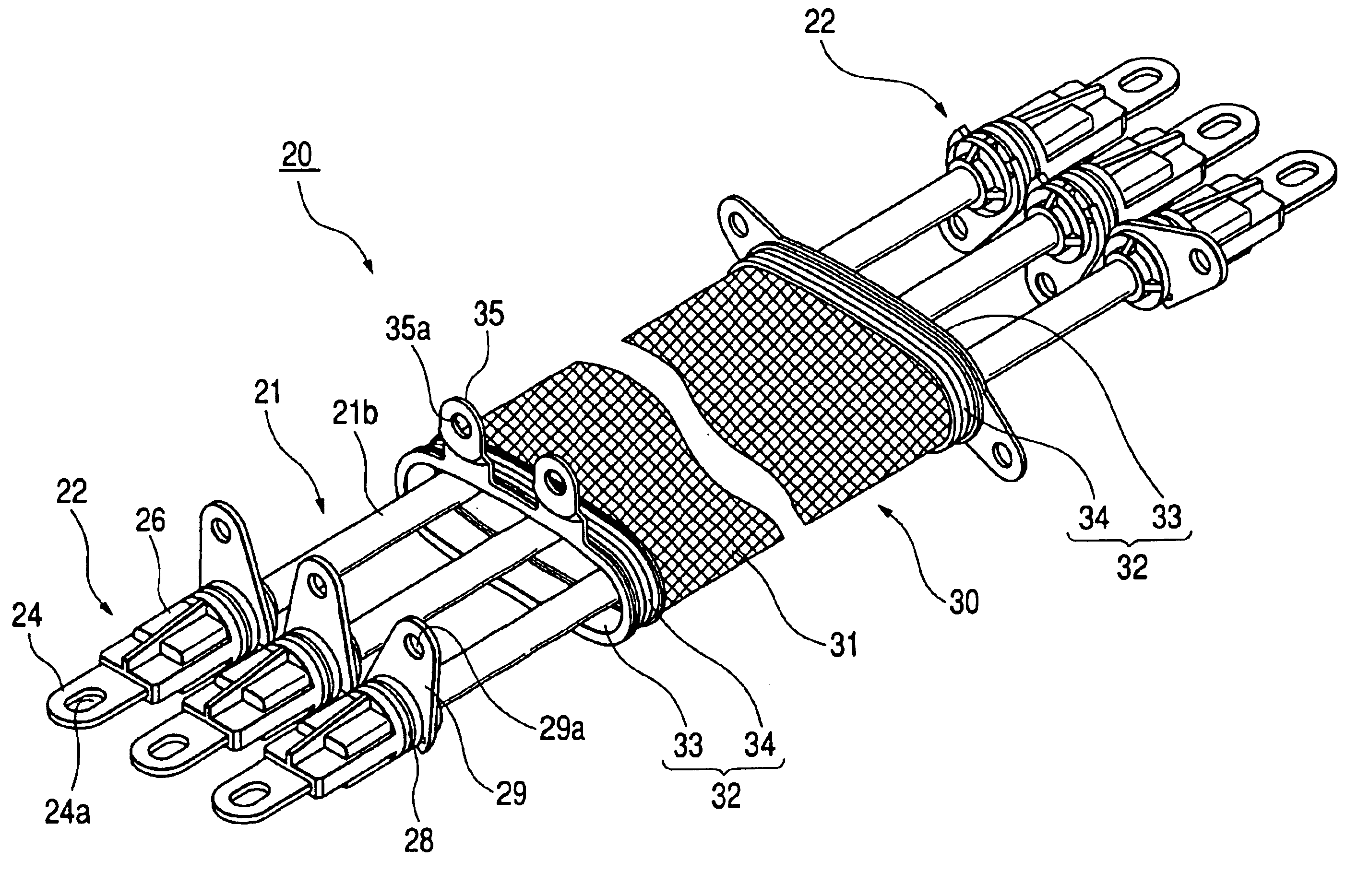 Equipment-mounting wire harness