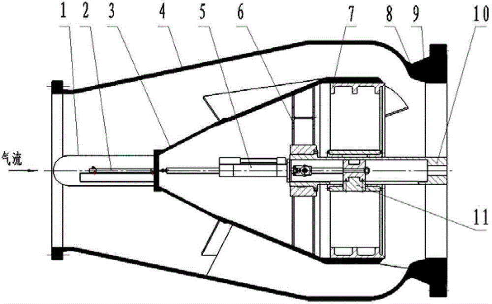 Hydraulic driving pressure adjusting valve for wind tunnel