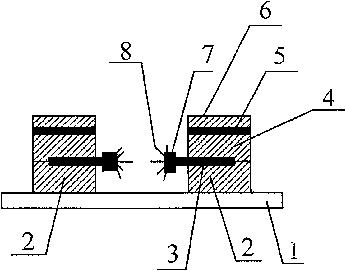 Annular blade type cathode emitting structural panel display device and its production technique