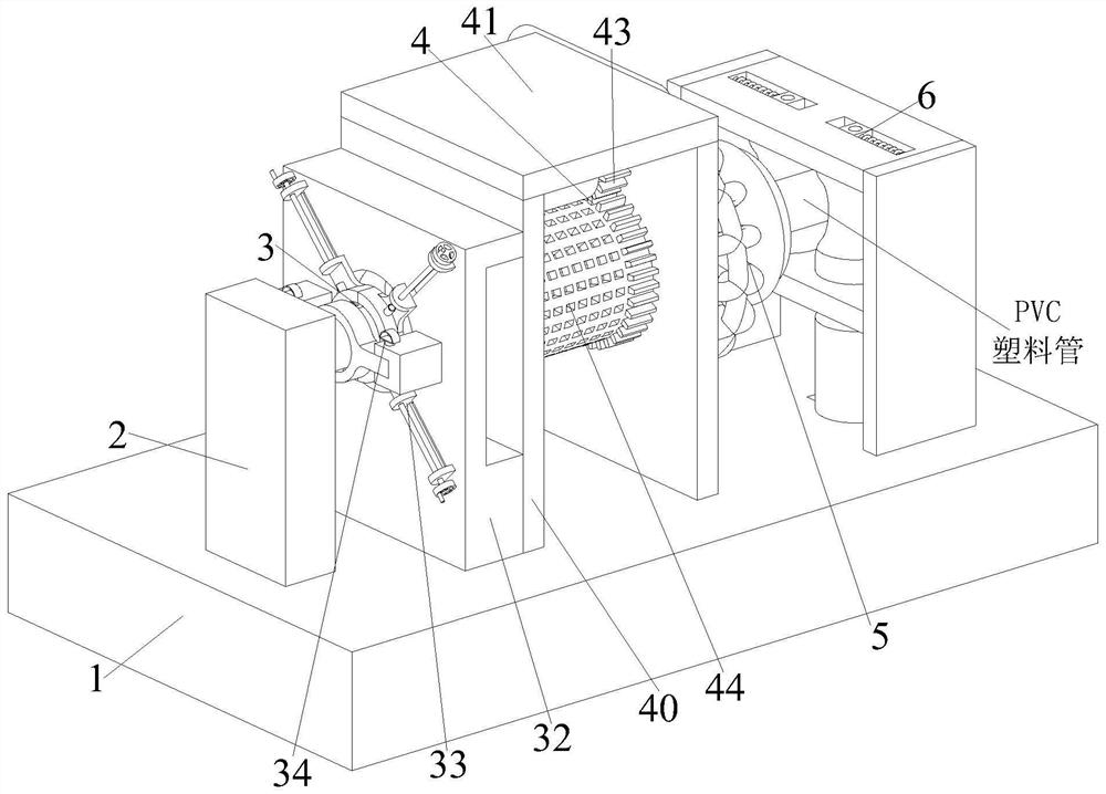 PVC plastic pipe manufacturing and forming method