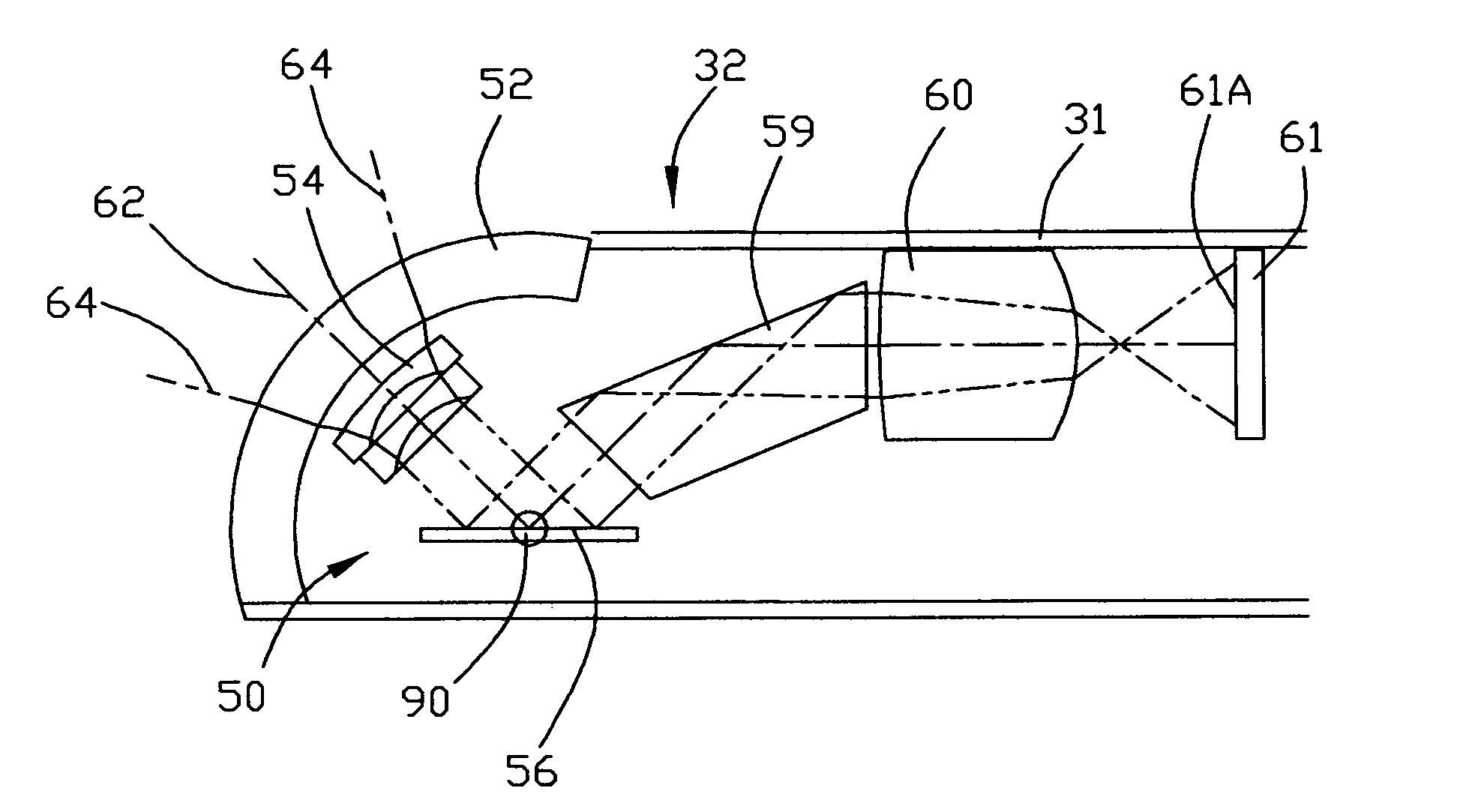 Variable view arthroscope with charge coupled device