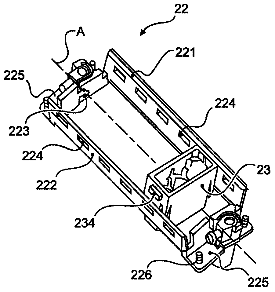 Modular plug system comprising an integrated data bus