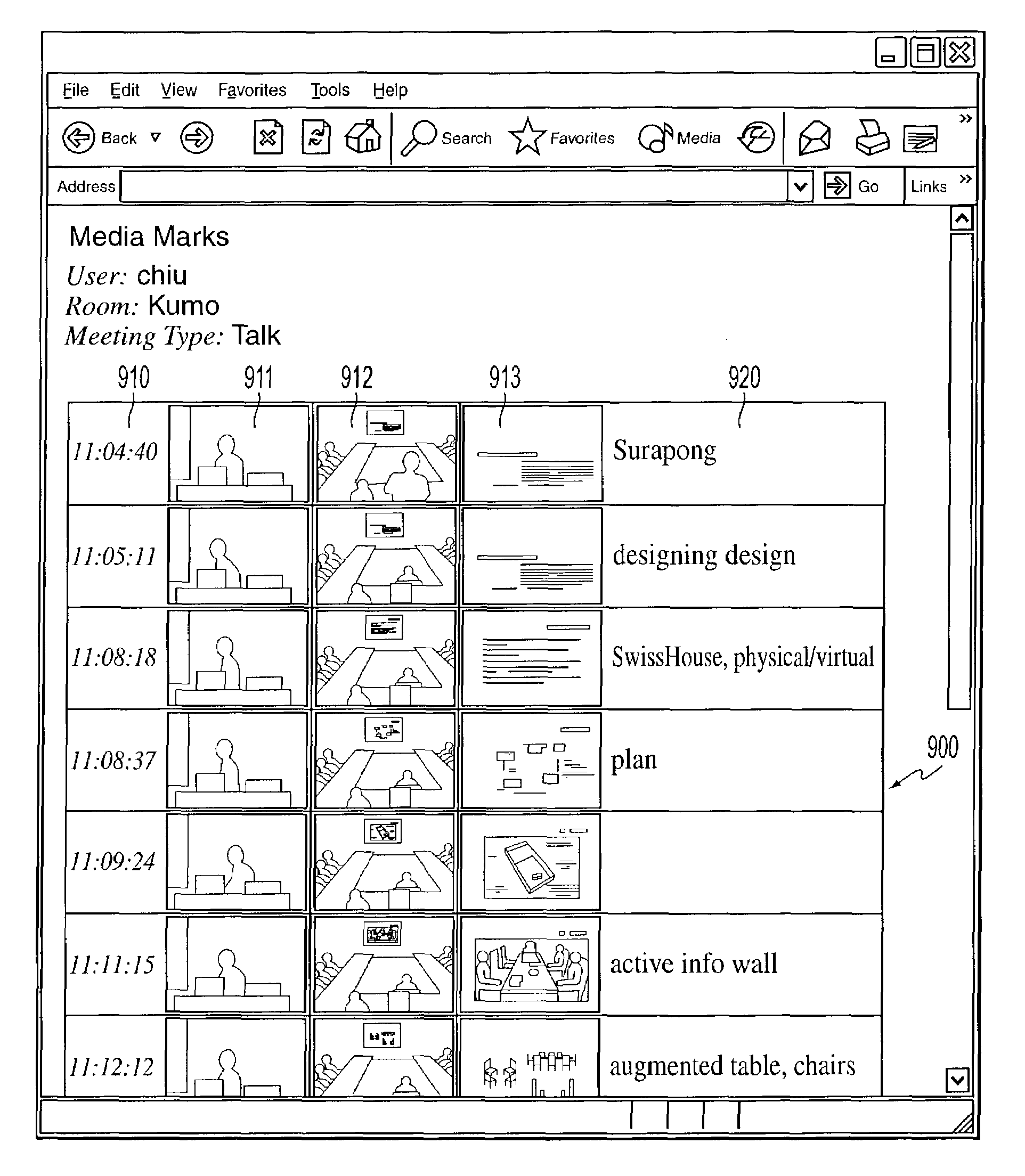 Systems and methods for bookmarking live and recorded multimedia documents