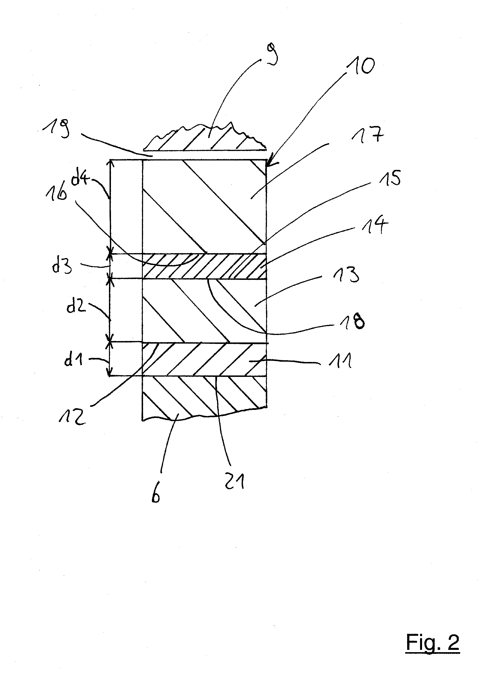 Layer system for rotor/stator seal of a turbomachine and method for producing this type of layer system