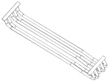 Manufacturing method for hot stamping die cooling pipeline