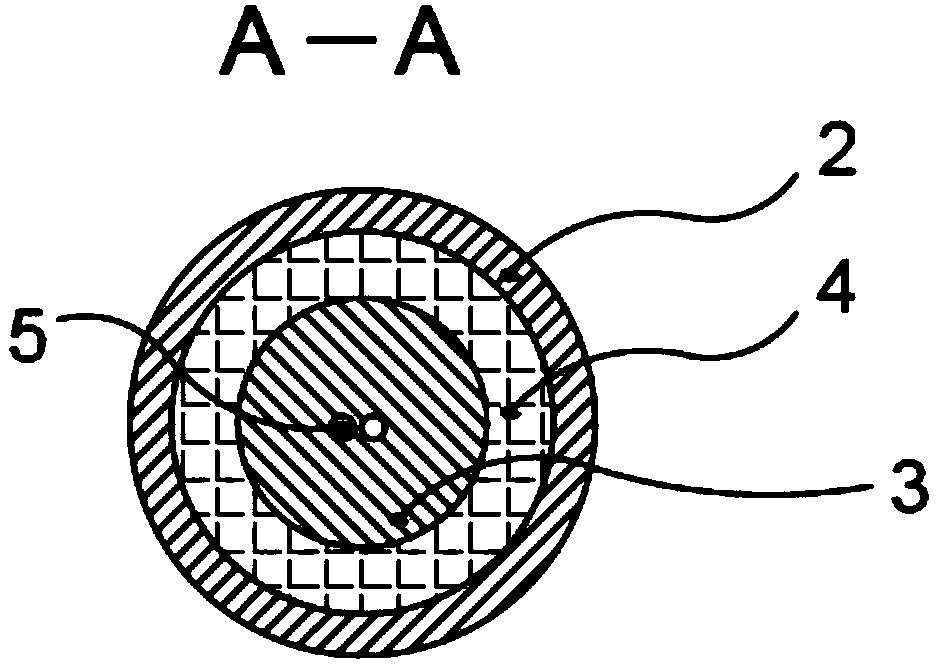 Non-uniform electric heating nuclear fuel simulation rod