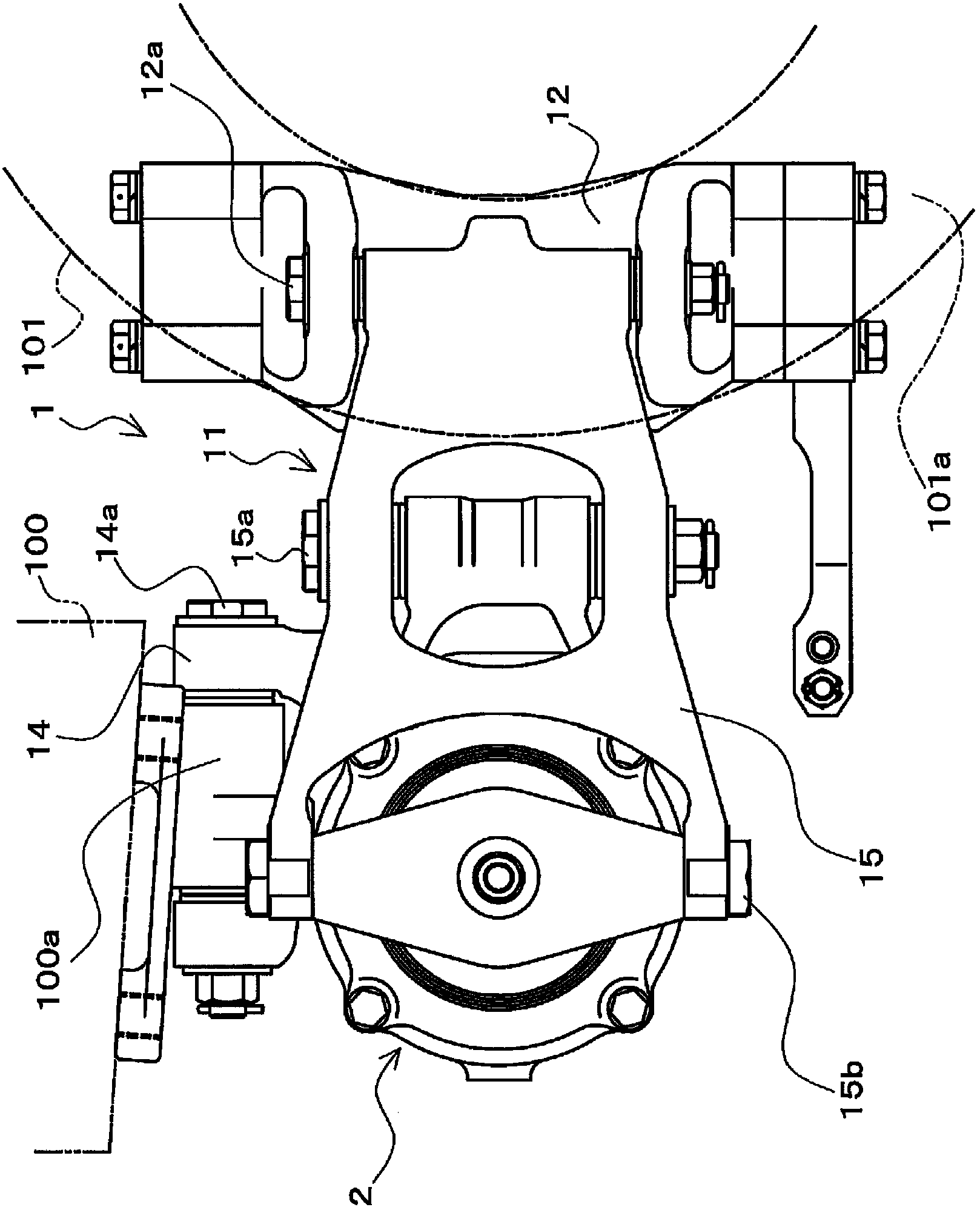 Brake cylinder device and disk brake device