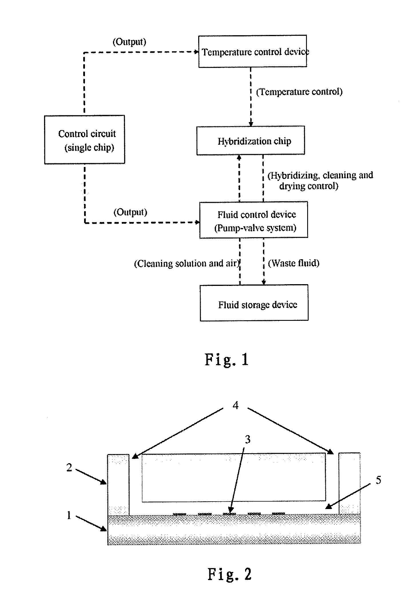 Biological chip hybridization system