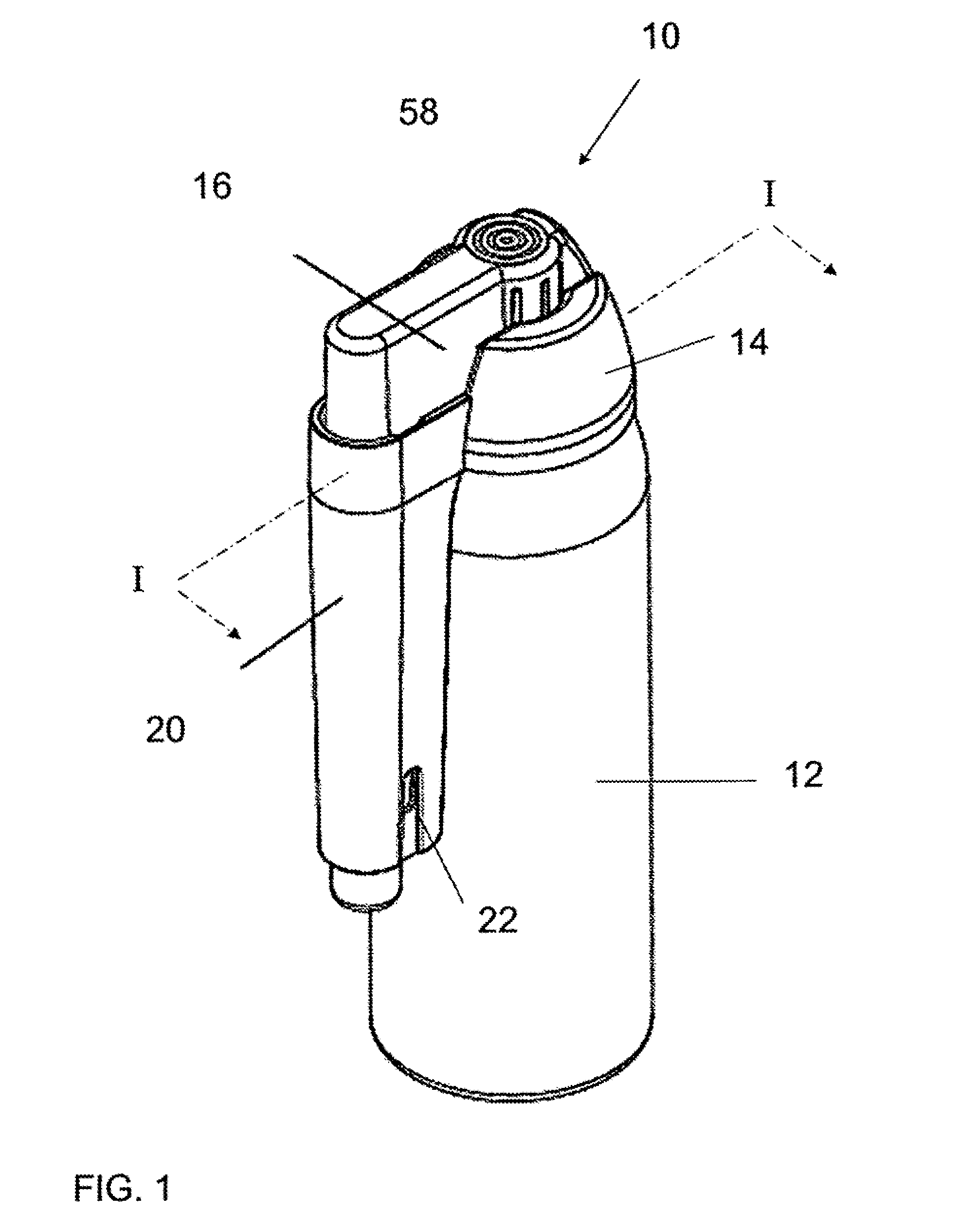 Cryosurgical device and method for cooling surfaces