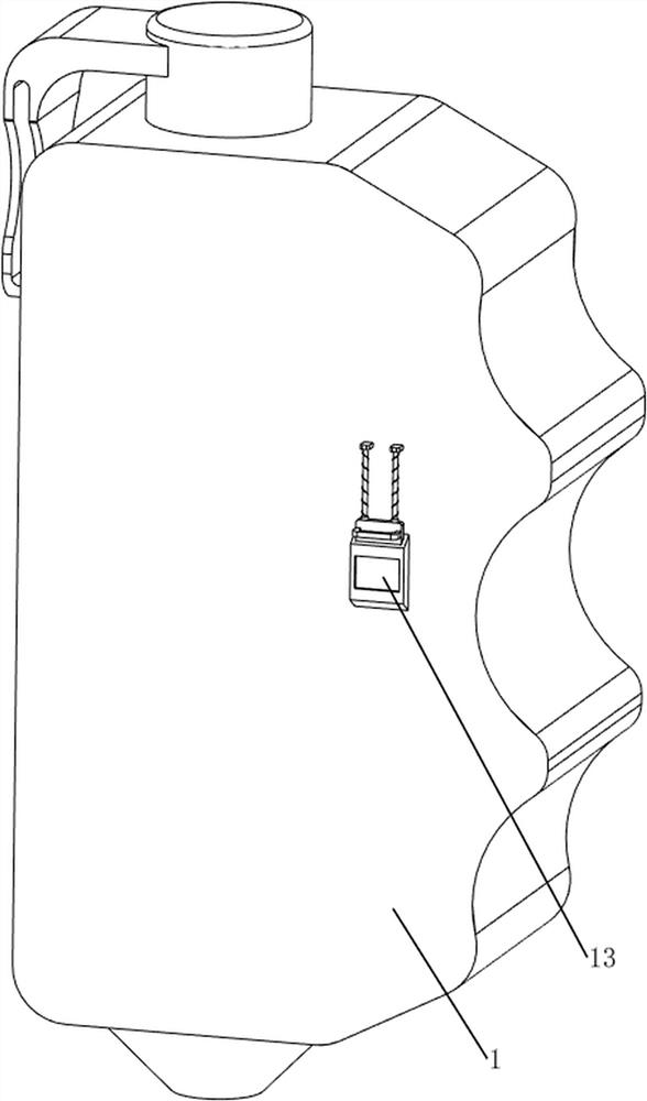 Sewage injection device for clinical laboratory