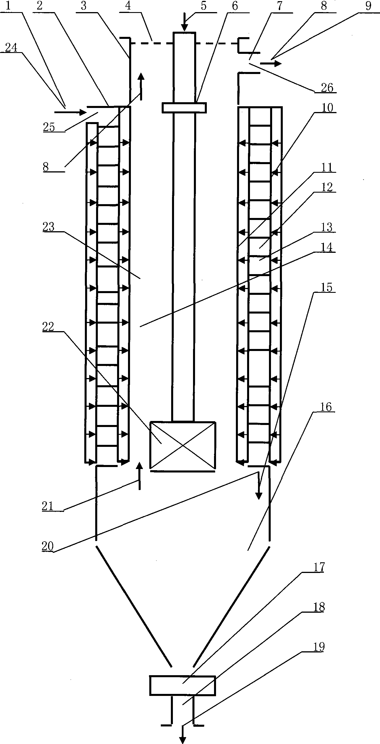 Wet zinc metallurgical ultrasound purification method, device and use