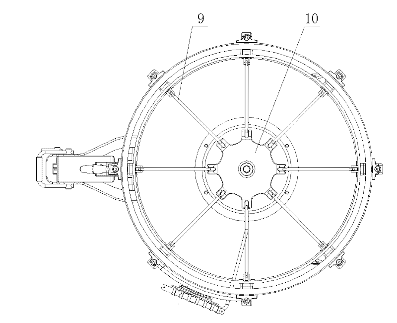 Portable kettledrum with self-locking function