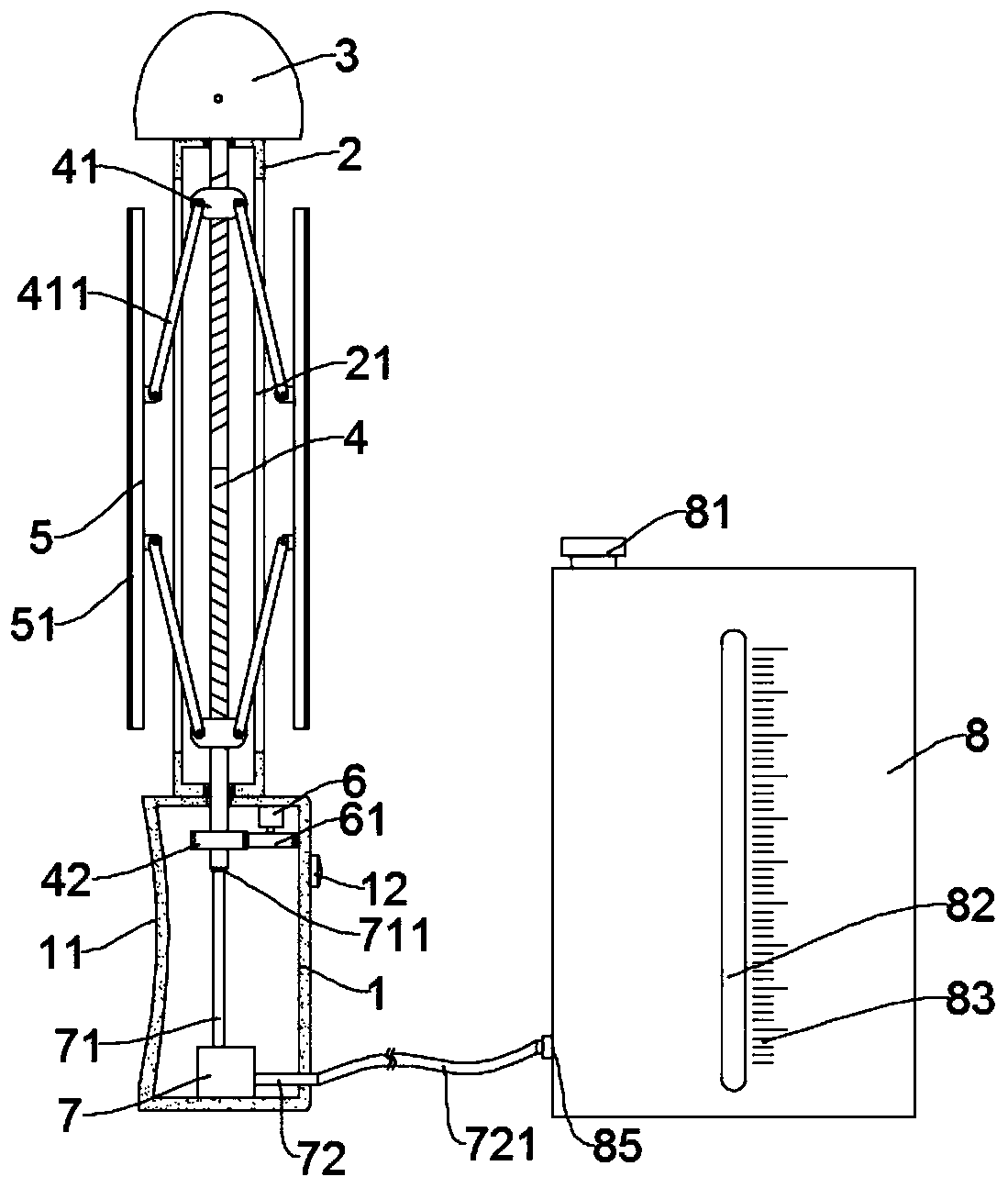 Efficient vagina cleaning device for gynecological clinic use