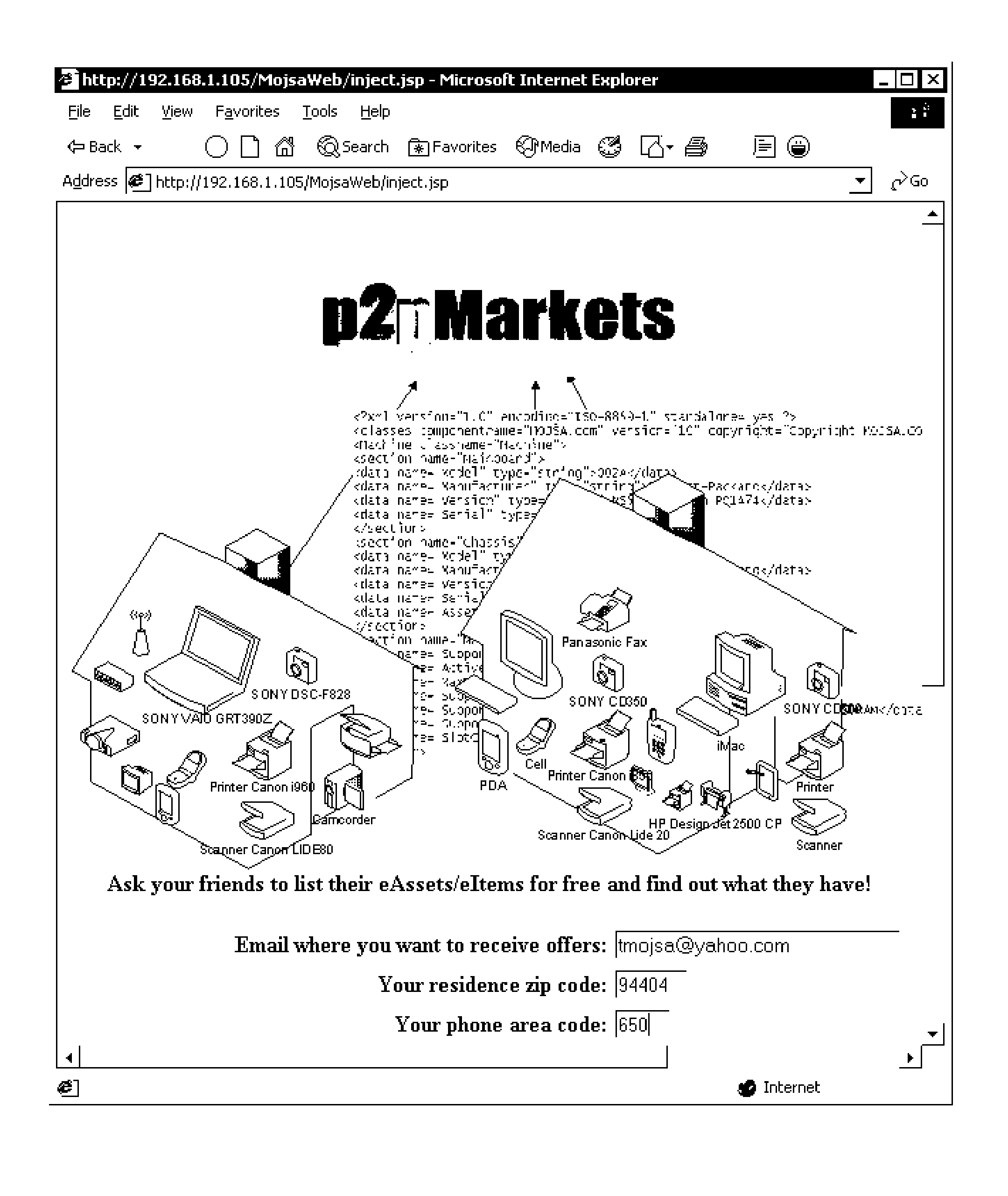 Method and Process of Procurement of Information about Items and the Population of Personal Inventory or (Global) Consignment Node Databases and Associated Item Search Capabilities