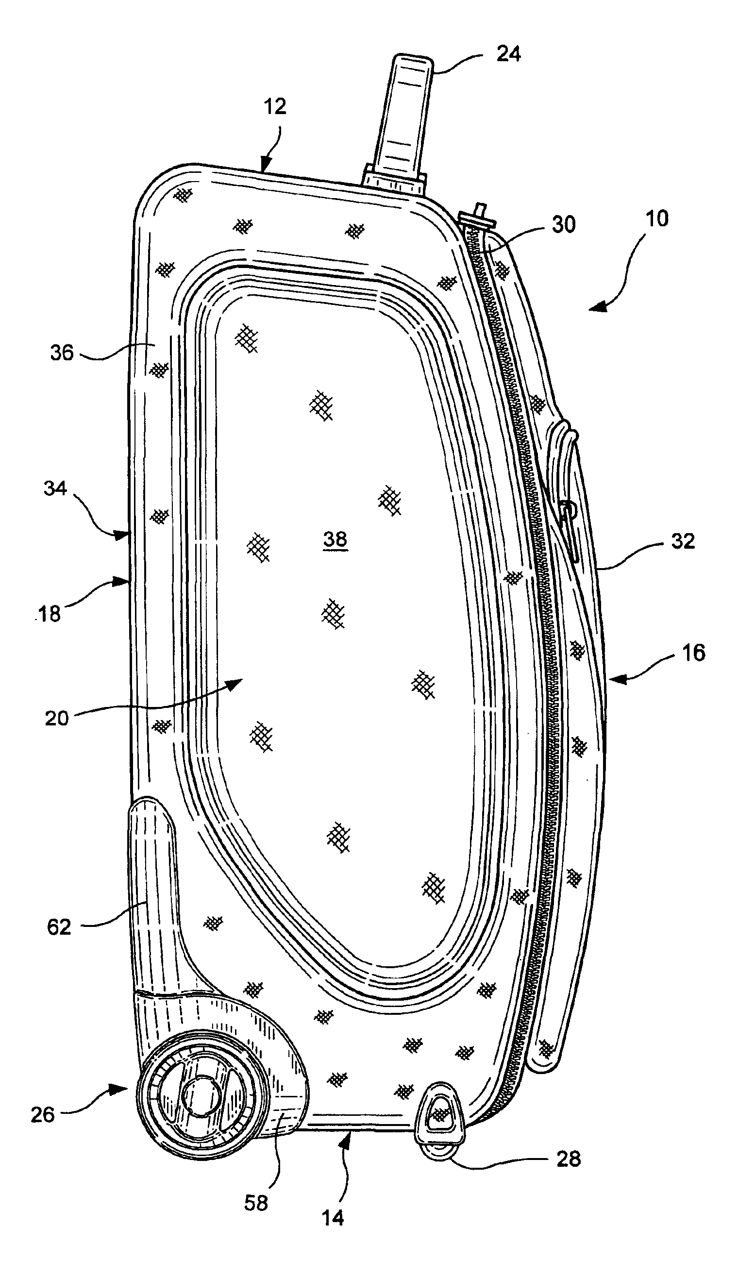 Gusset for a light-weight bag and a bag assembled therefrom