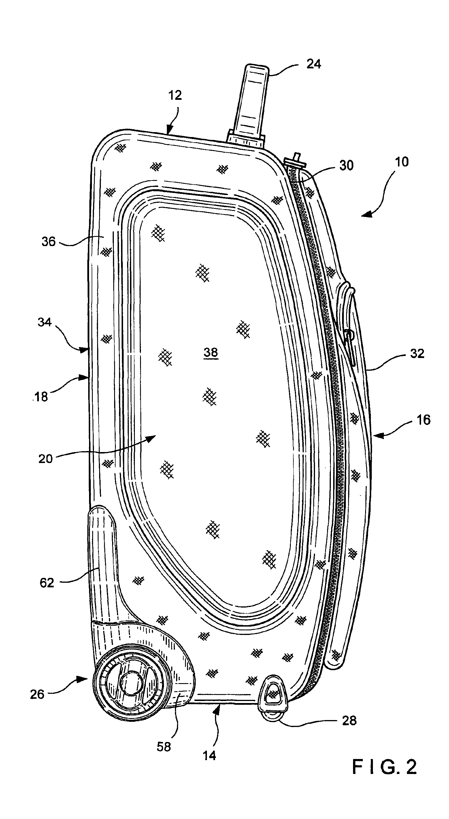 Gusset for a light-weight bag and a bag assembled therefrom