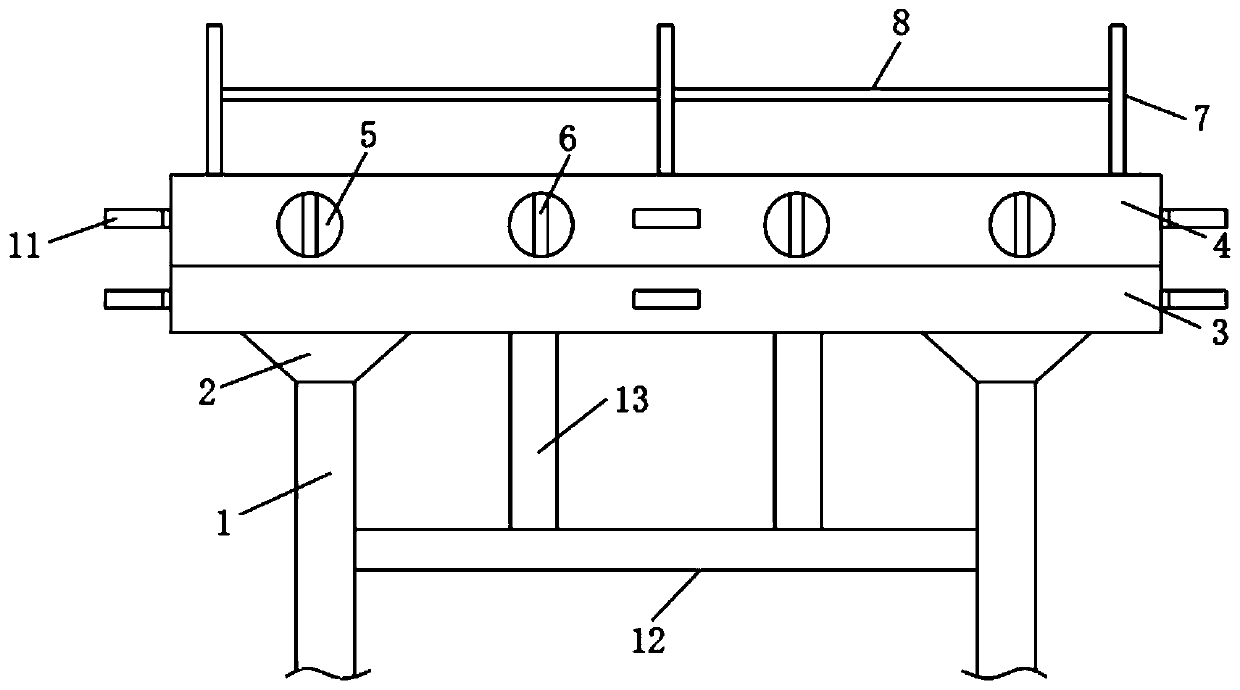 Anti-corrosion shell structure of ocean engineering platform and construction method