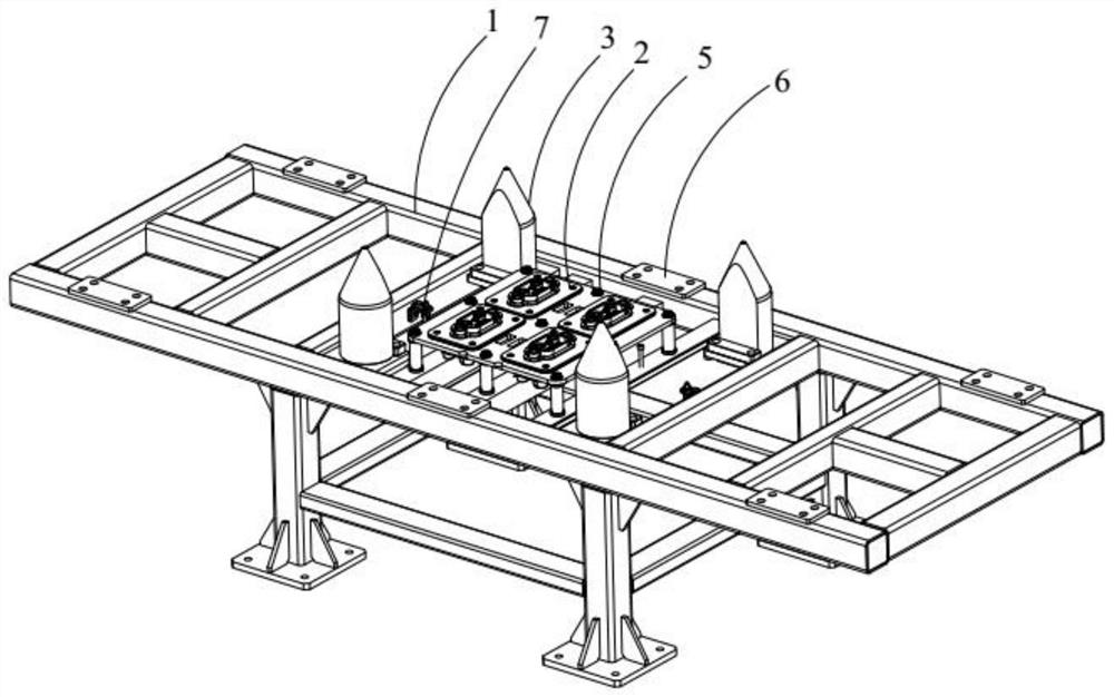 Charging support and battery swap station