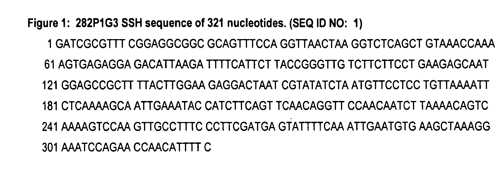 Nucleic acids and corresponding proteins entitled 282P1G3 useful in treatment and detection of cancer