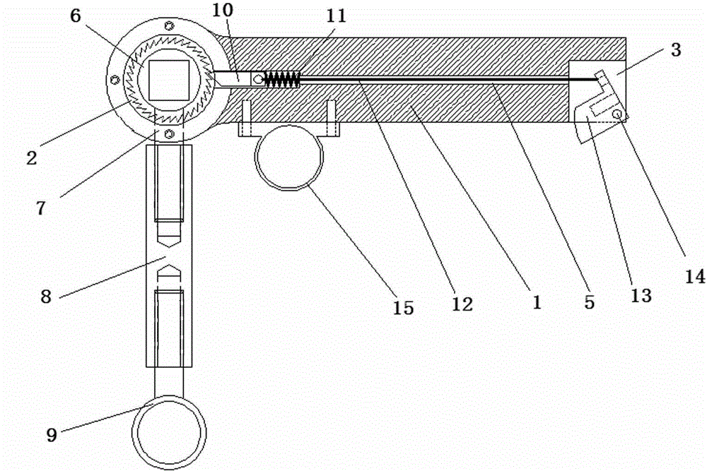 10kV power distribution cabinet isolation baffle opening tool