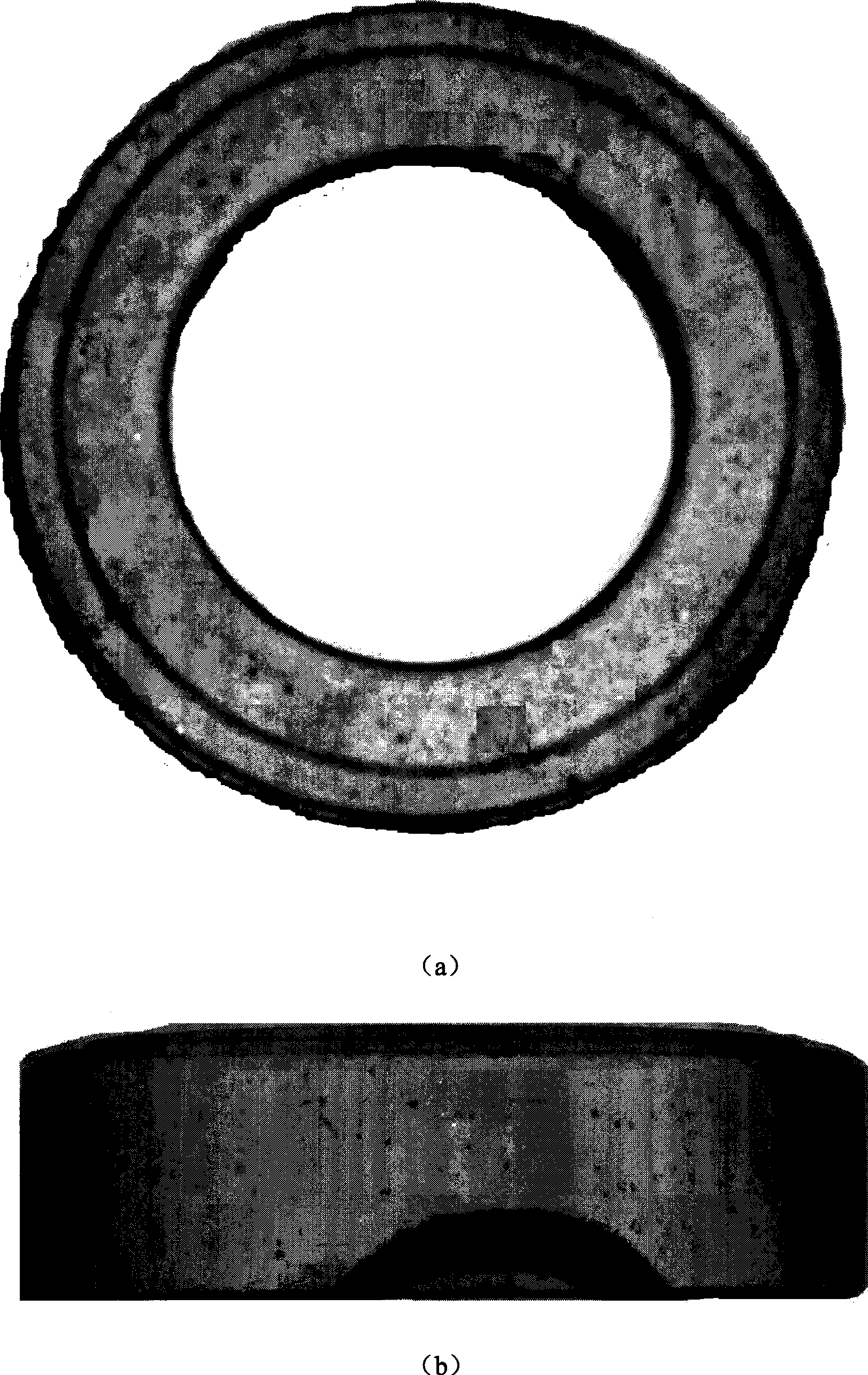 Mullite-corundum deflecting yoke core frame for burning and preparation thereof