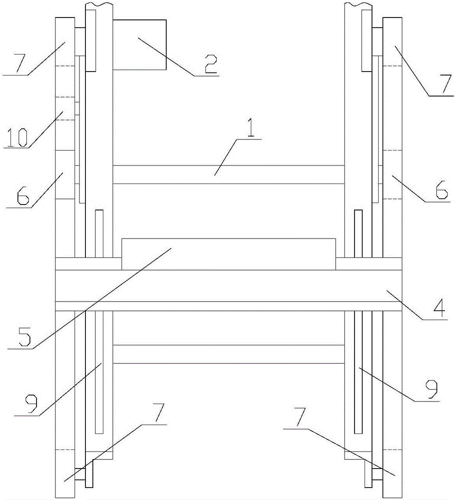 Cloth pulling device for cloth cutting machine