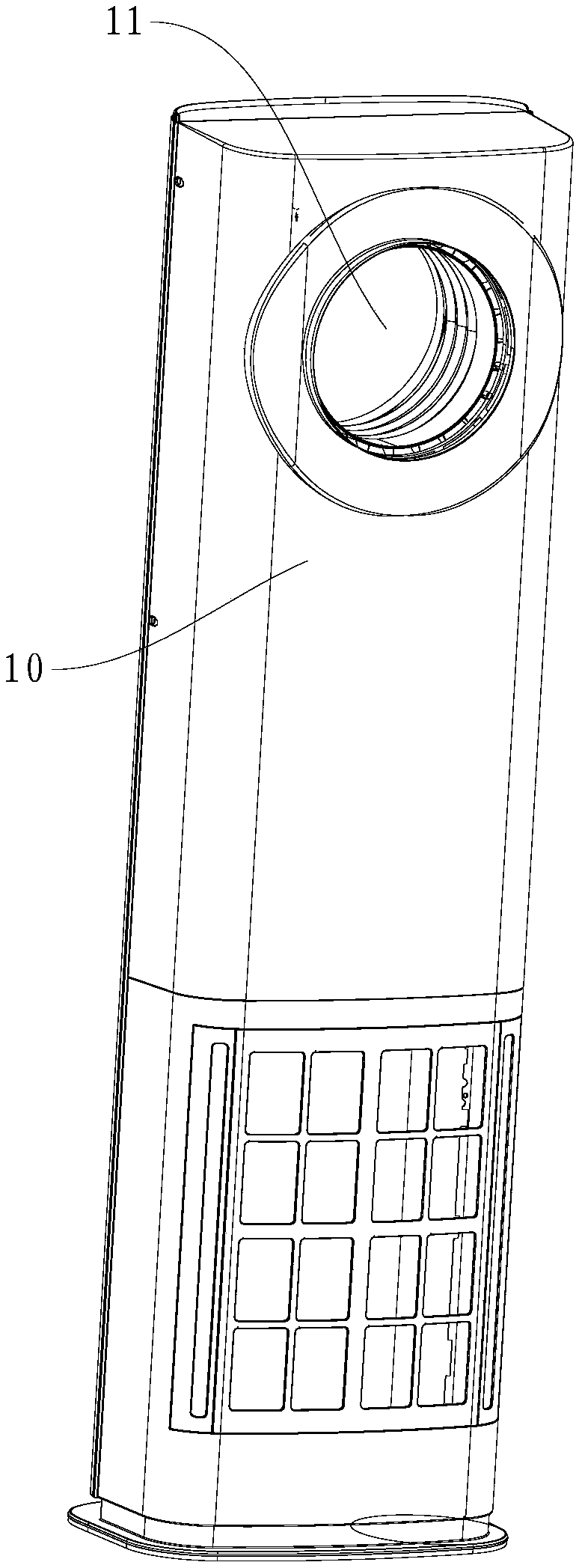 Automatic control method for induced-draft control of air conditioner