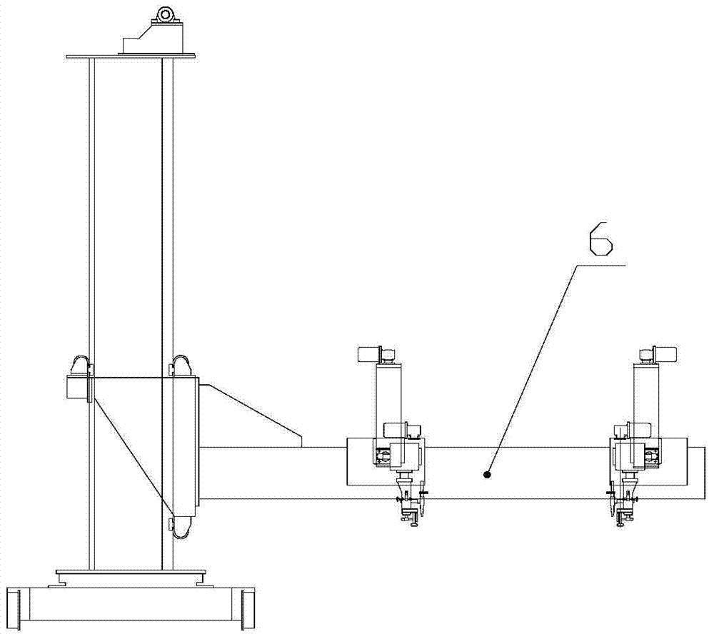 Welding machine for box beam