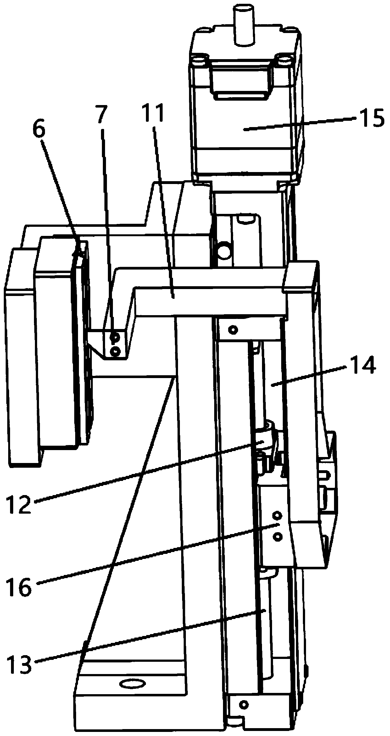 Feeding mechanism used for coupling of multi-path single-mode COB module lenses