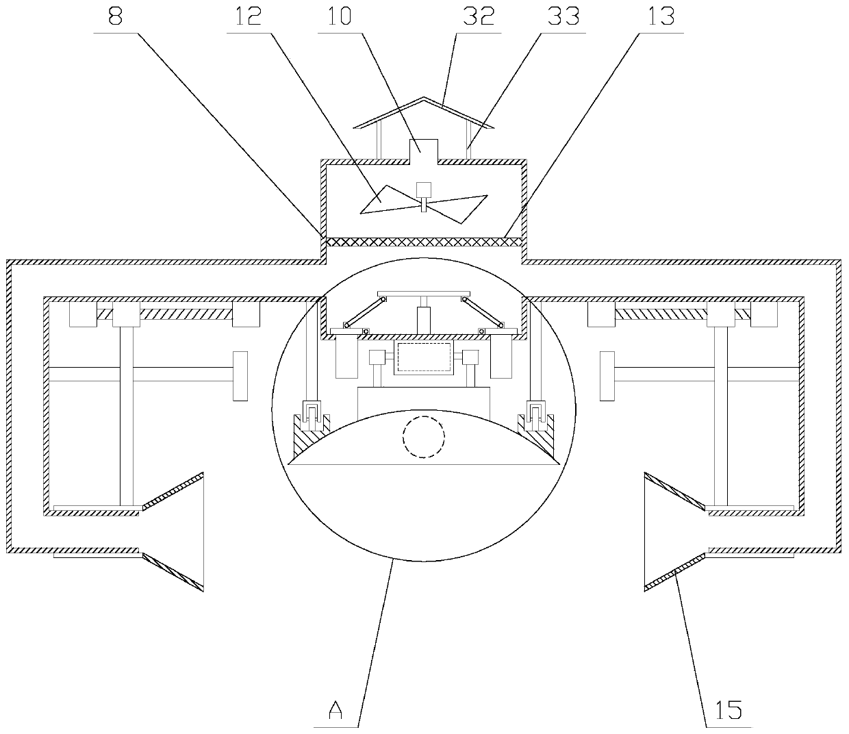 Mosquito shielding prevention type solar streetlamp for intelligent city