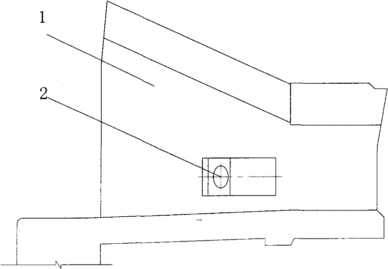 Side burning device structure of float glass smelting kiln