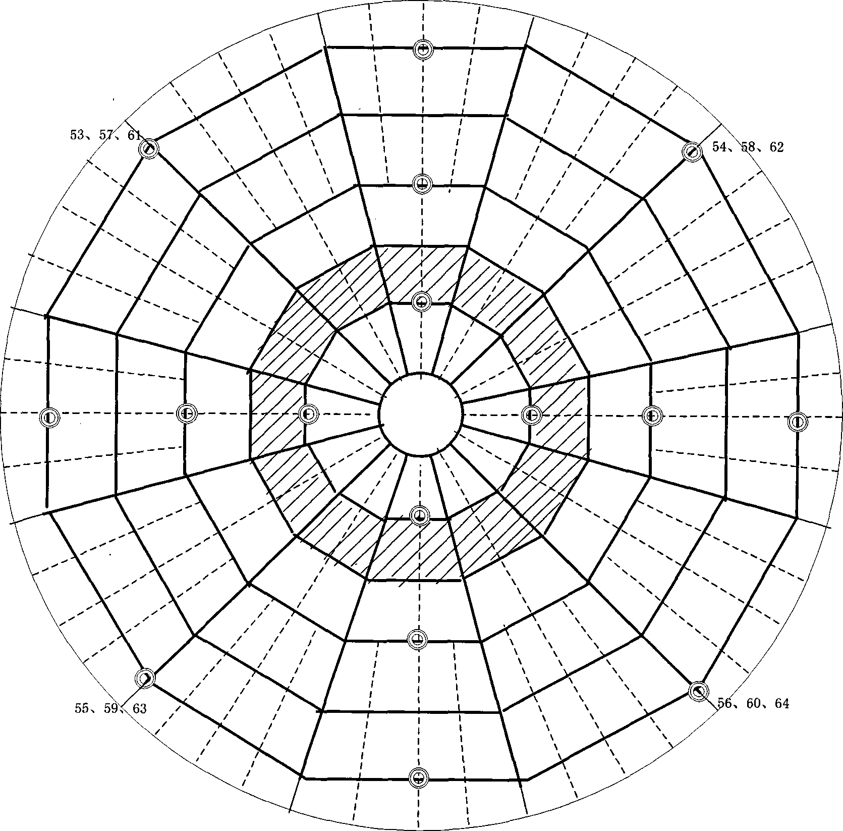 Pair surface self-adaption focusing method for radio telescope