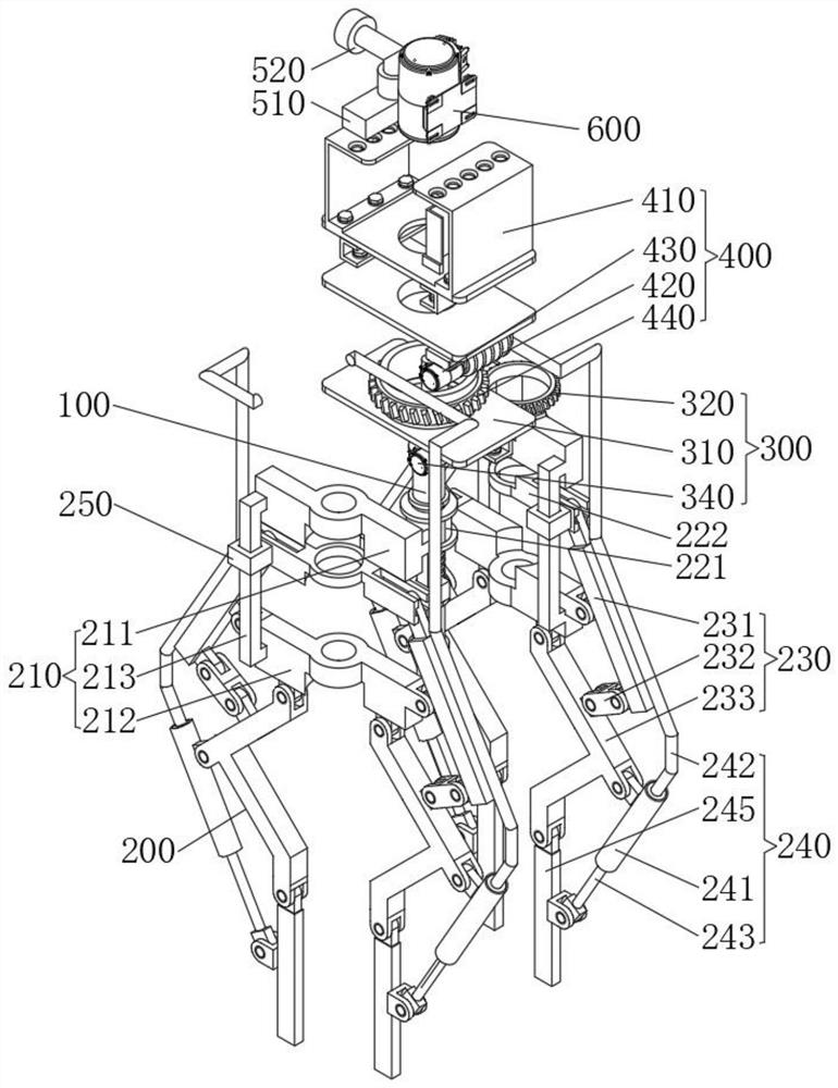 Industrial manipulator clamping jaw with auxiliary locating mechanism