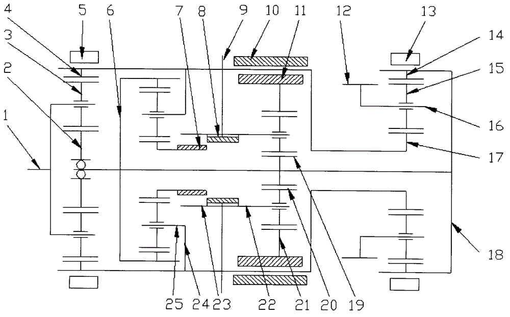 Permanent magnet flexible locking and controlling continuously variable transmission system