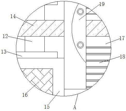 Deformation-preventing LED display screen bottom shell