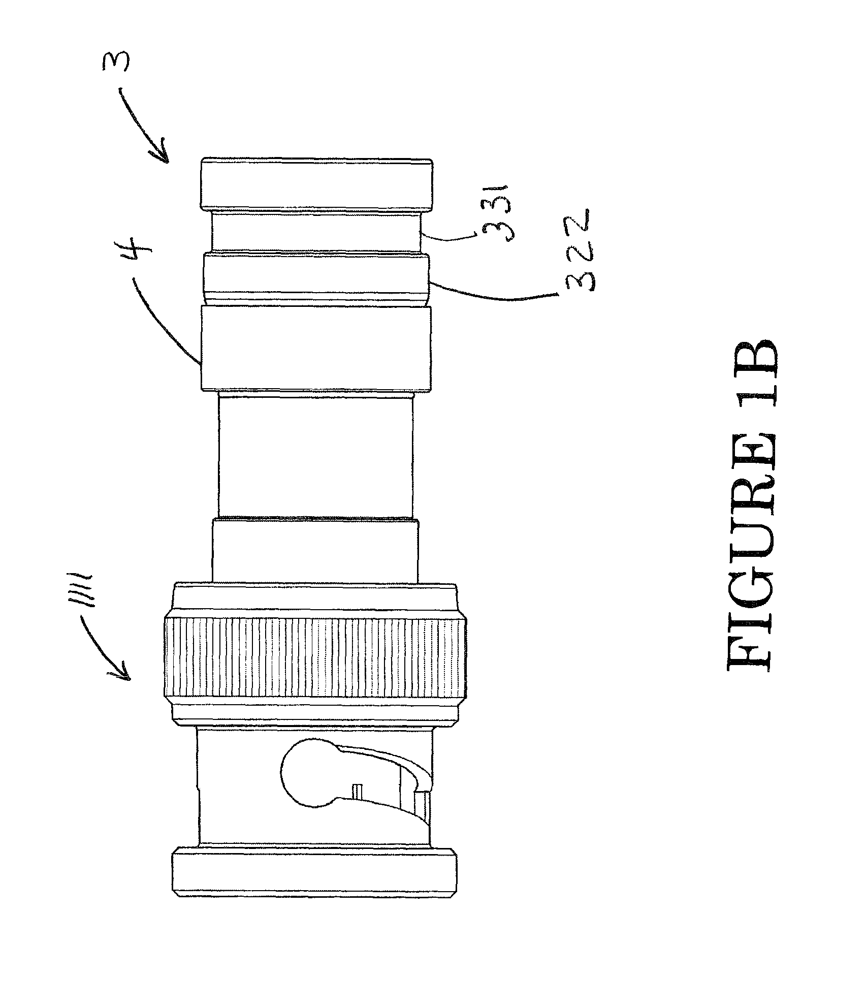 Coaxial cable connector having a barrel to deform a portion of a casing for crimping a coaxial cable