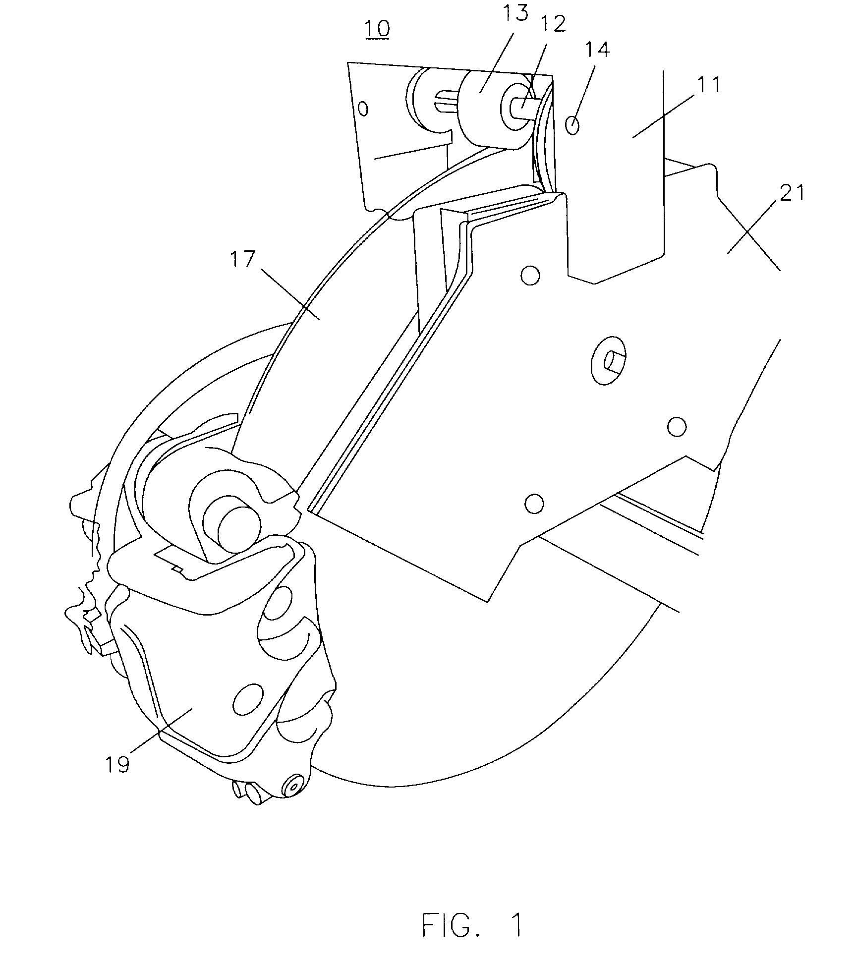 System for Cooling a Disc Brake Rotor and Collecting Brake Pad Waste