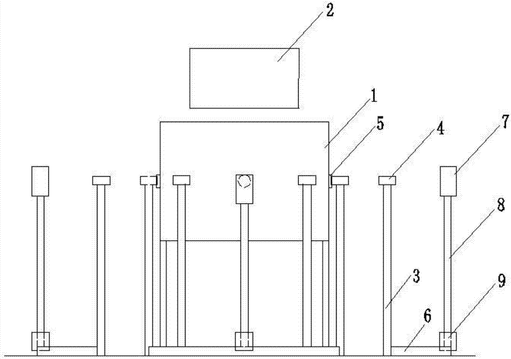 Power system transformer auxiliary air-cooling method with induced current serving as basis