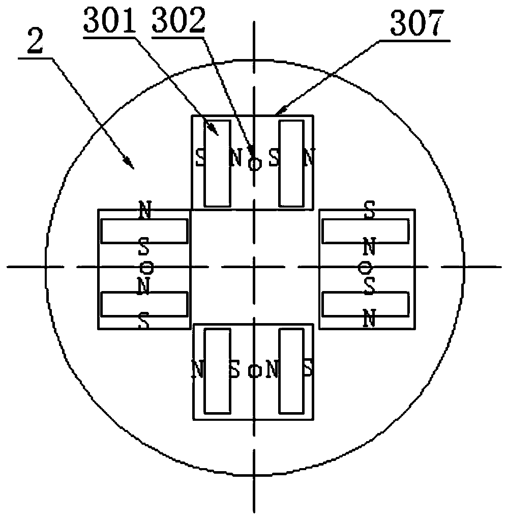 Wave power generation device and complementary combined power supply device for ocean data buoy