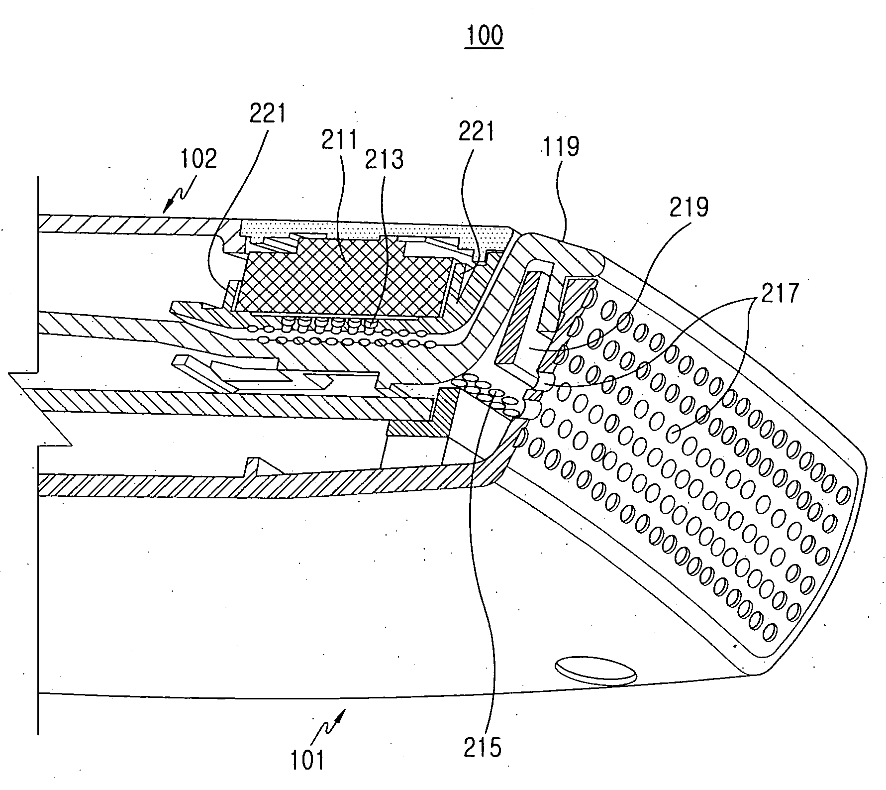 Speaker device for portable terminal