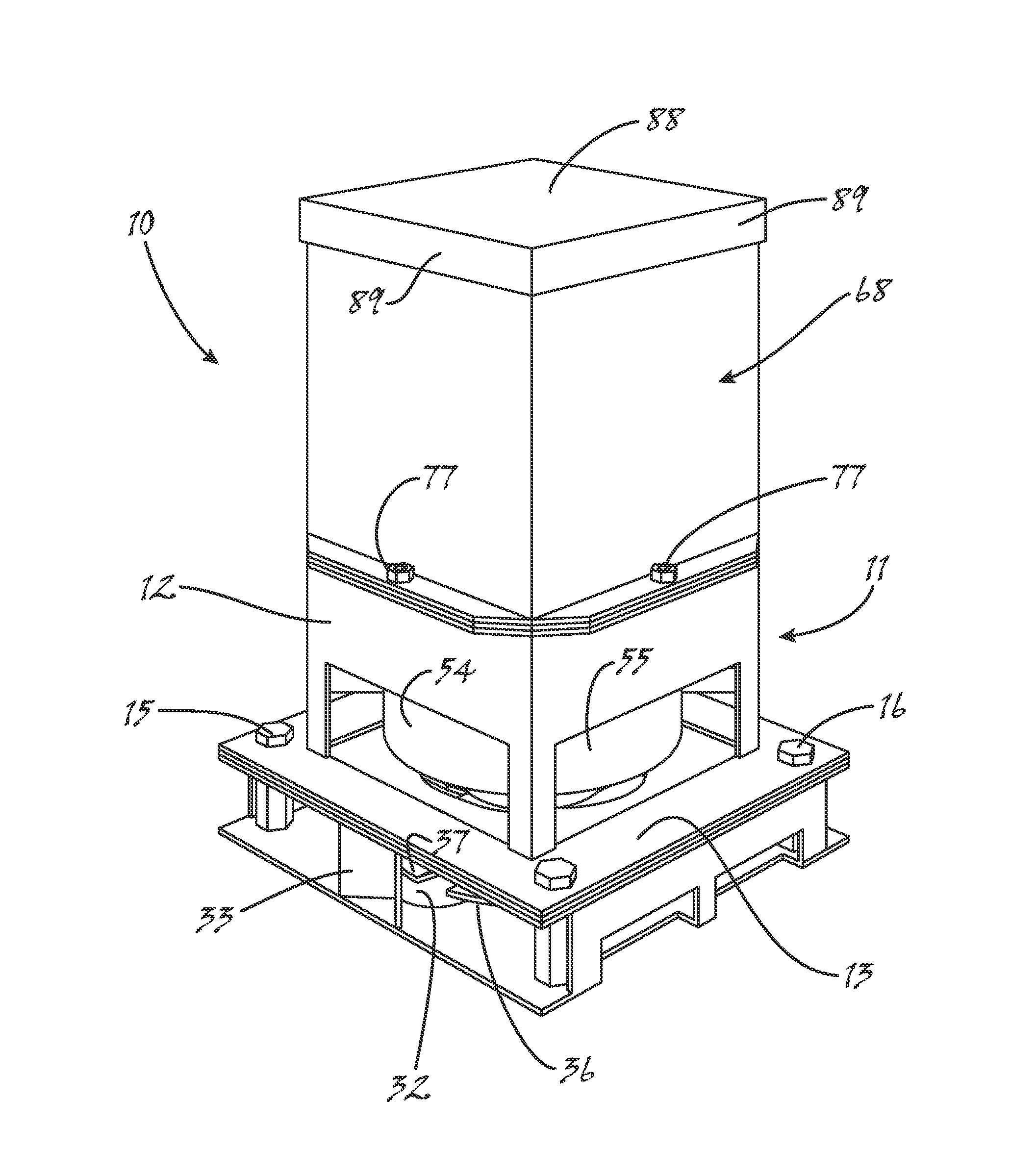 Broadcast dispenser for animal feedstuffs