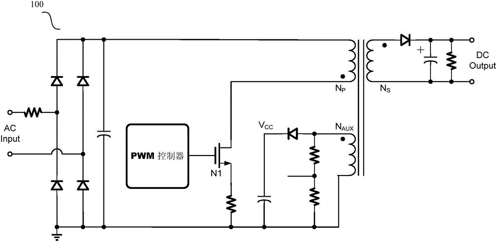 Switching power supply converter control circuit and control method thereof