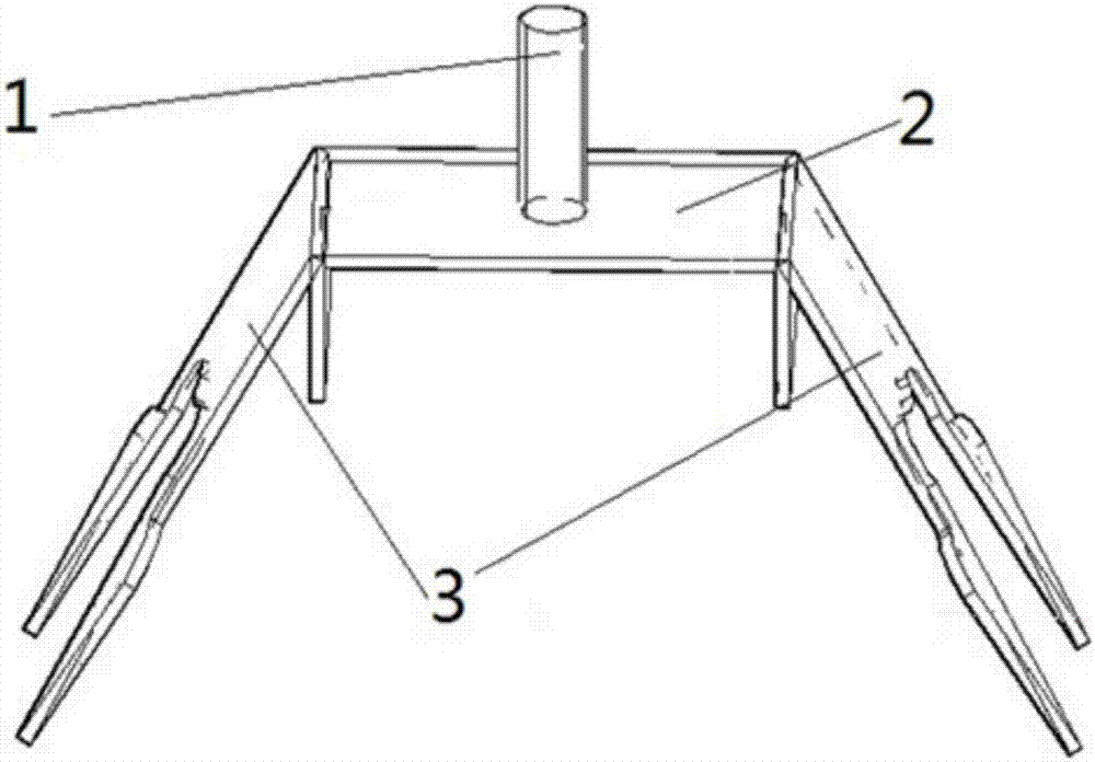 Hexagonal screw clamping tool for mounting air conditioner