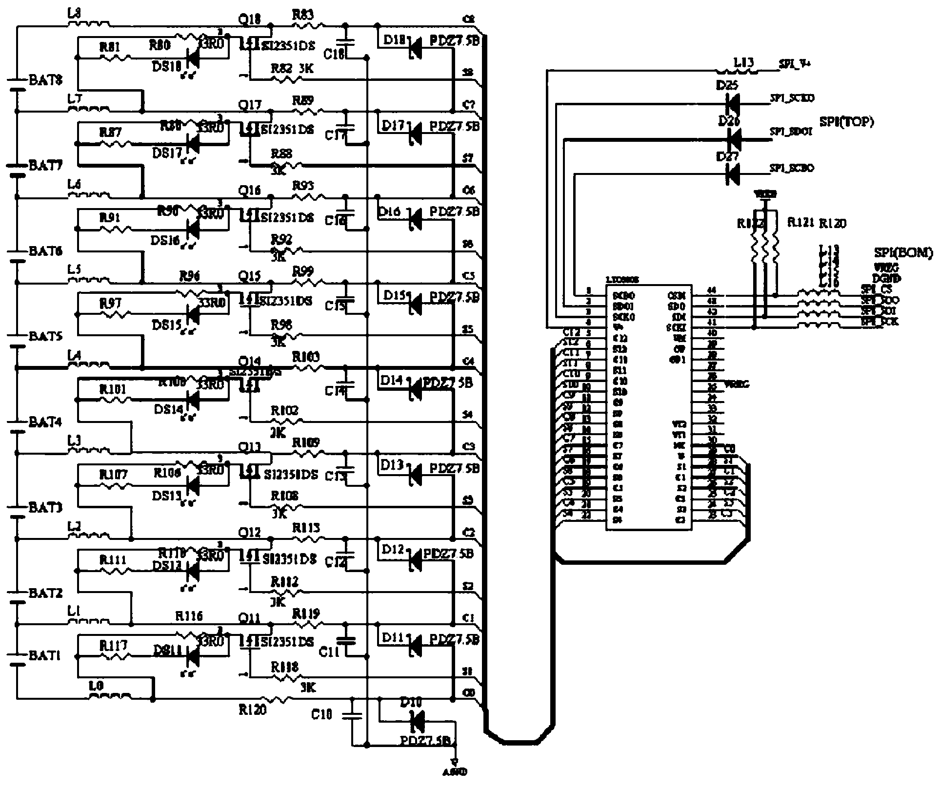 Large-scale battery management system