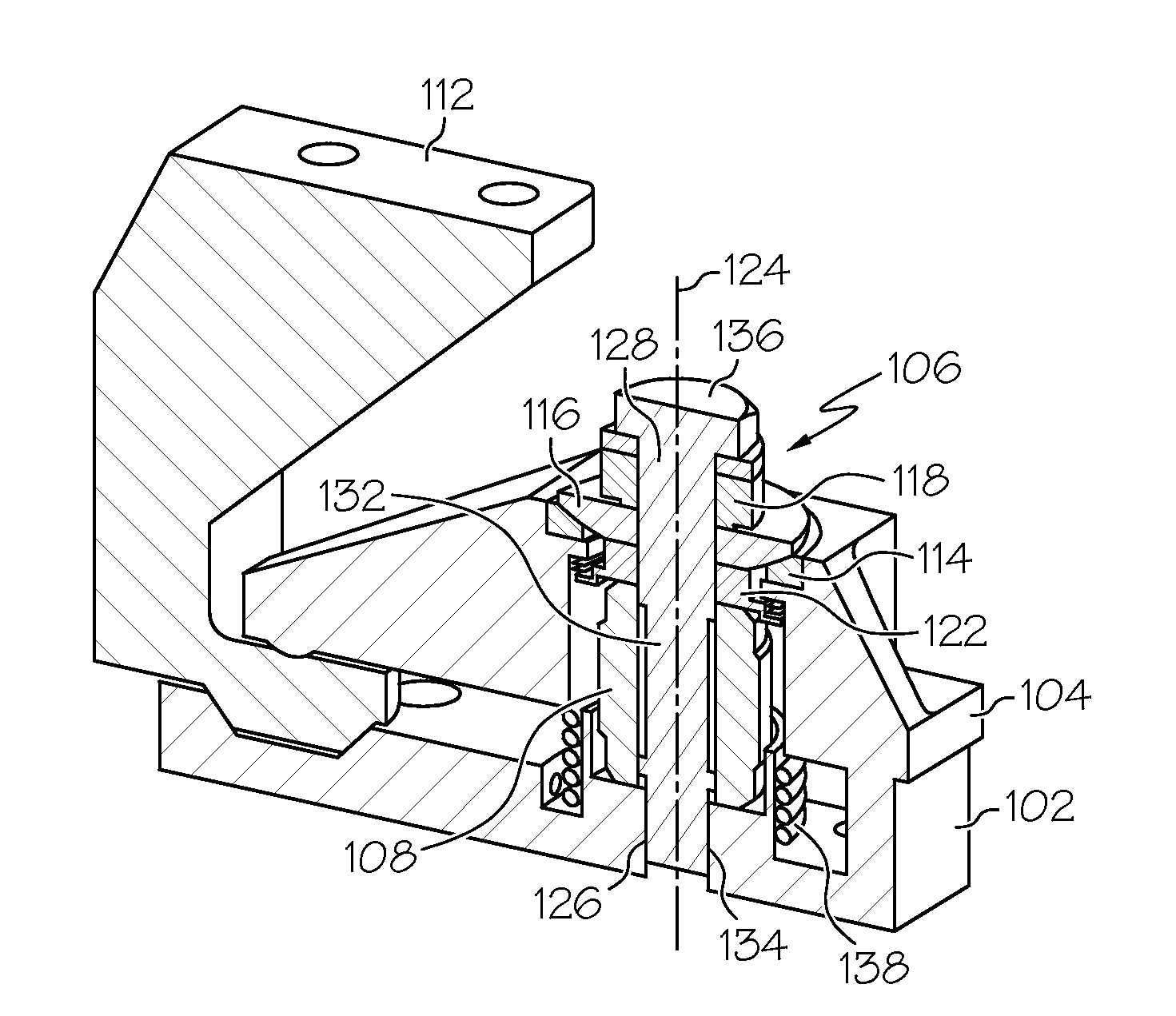 Payload launch lock mechanism